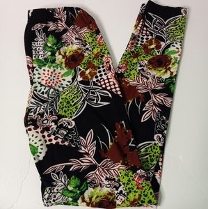 Safari print leggings